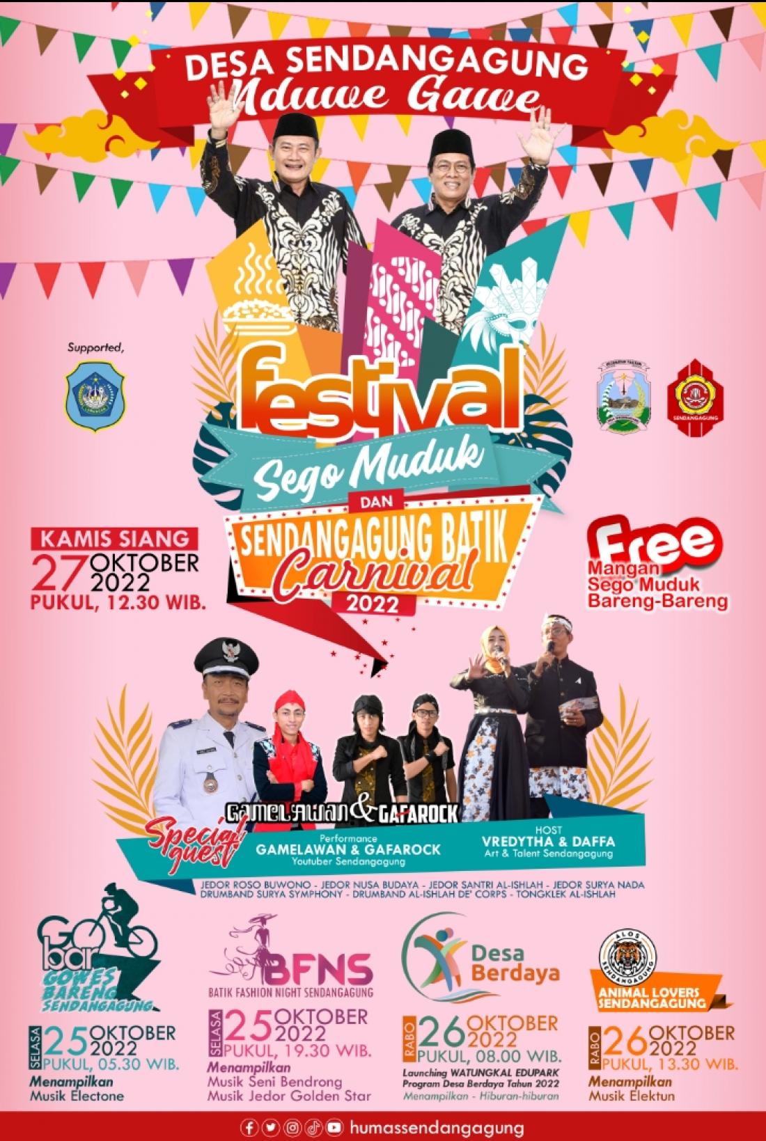 INFO FESTIVAL SEGO MUDUK SENDANGAGUNG 2022