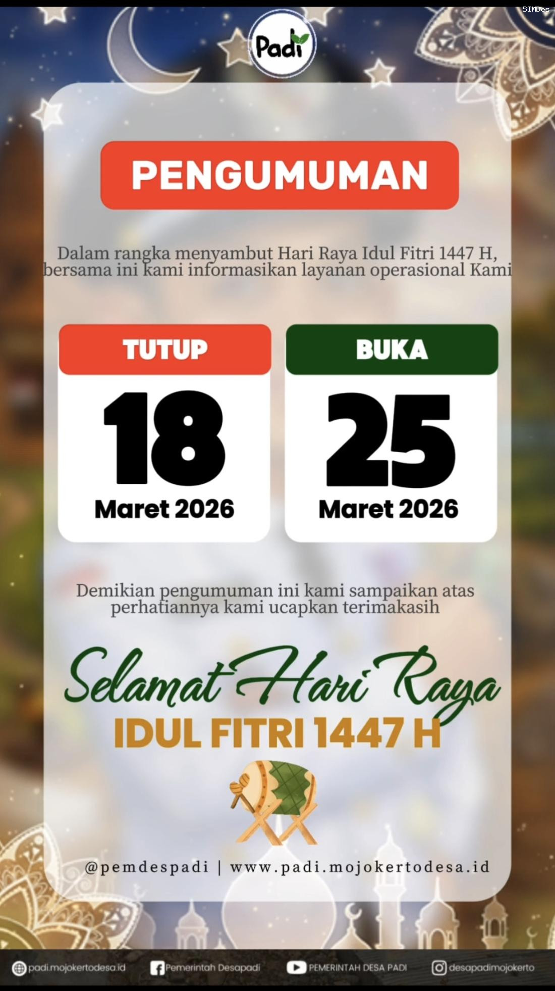 pengumuman