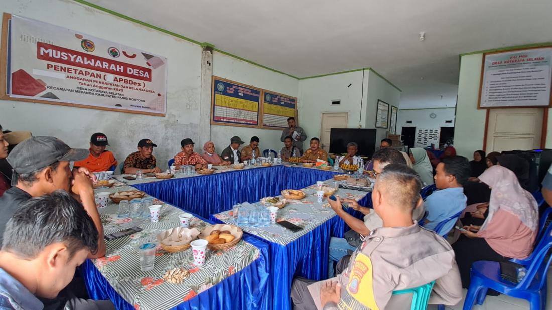 penetapan-apbdesa-desa-kotaraya-selatan-tahun-2022