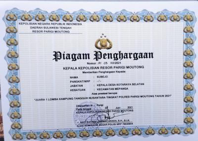 piagam-penghargaan-juara-i-kampung-tangguh