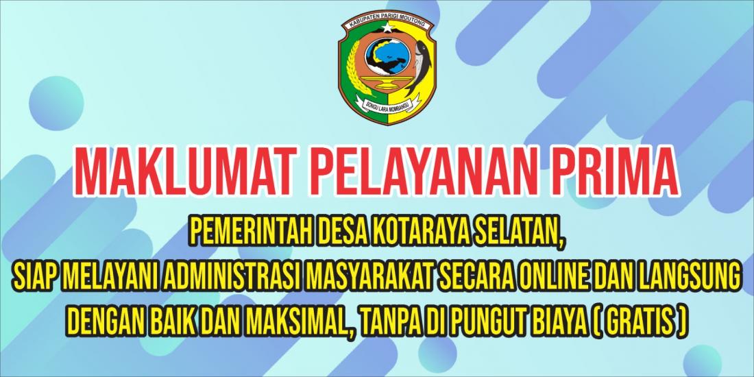 maklumat-pelayanan-prima-desa-kotaraya-selatan